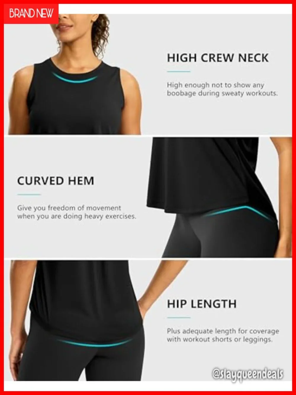 N/A lightweight sleeveless